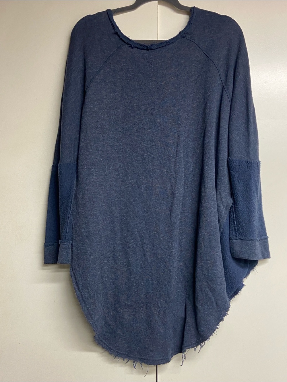 Free People Mixed-Print Pullover Sweatshirt, Size Medium - Picture 2 of 6